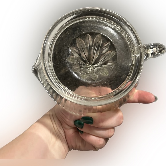 Vintage Glass Lemon Orange Citrus Juicer/Squeezer With Handle - Picture 3 of 3